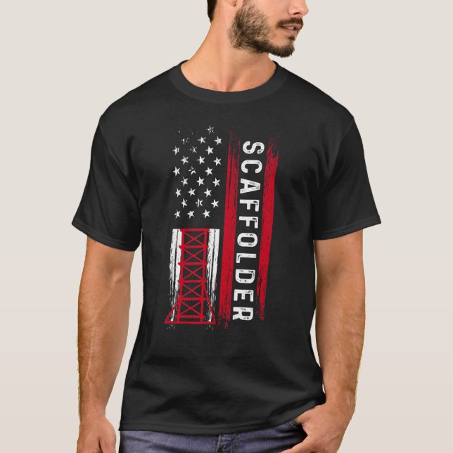 Scaffolder Mentoring Scaffold Builder Scaffolding T-Shirt (Vorderseite)