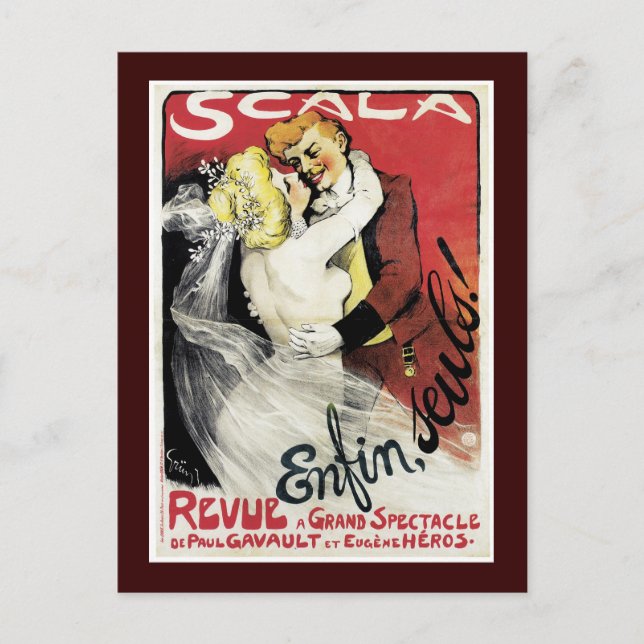 Scala ~ Enfin, Seuls! Postkarte (Vorderseite)