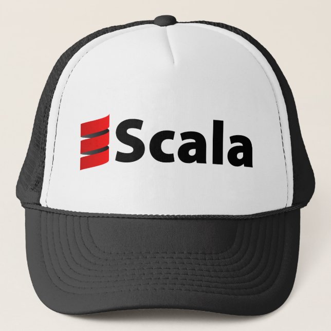Scala Hut, schwarzes Logo Truckerkappe (Vorderseite)