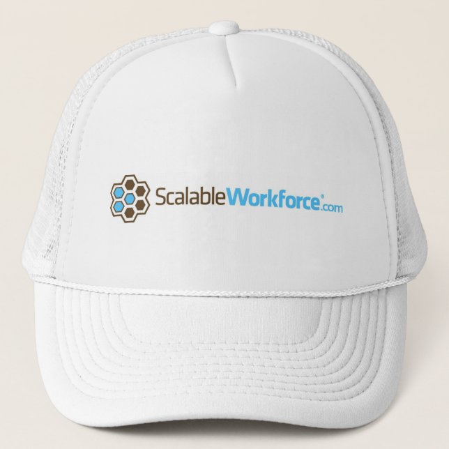 ScalableWorkforce.com-Logo-Hut Truckerkappe (Vorderseite)