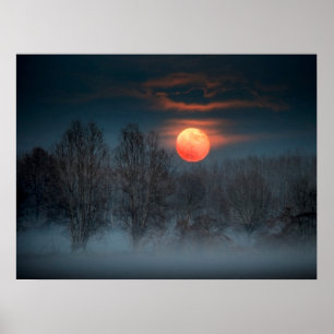 Scalenghe in Piemont, Italien Poster