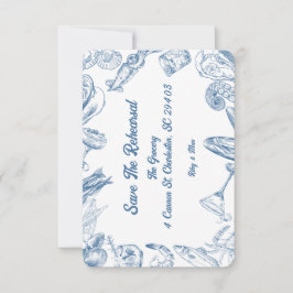 Scales and Shells - Save the Rehearsal Dankeskarte