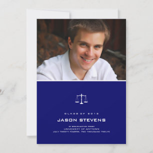 Scales Law in Tinte Abschluss Einladung