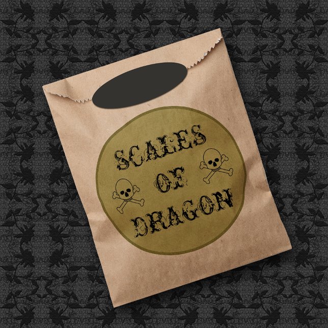 Scales of Dragon Witch's Potion Label Geschenktütchen (Von Creator hochgeladen)