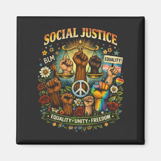 Scales of Justice Magnet (Vorne)