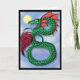 Scaless Gruß-Karte Karte