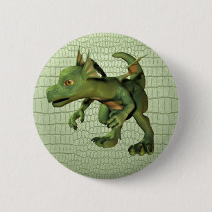 Scaley Drache-Knopf Button