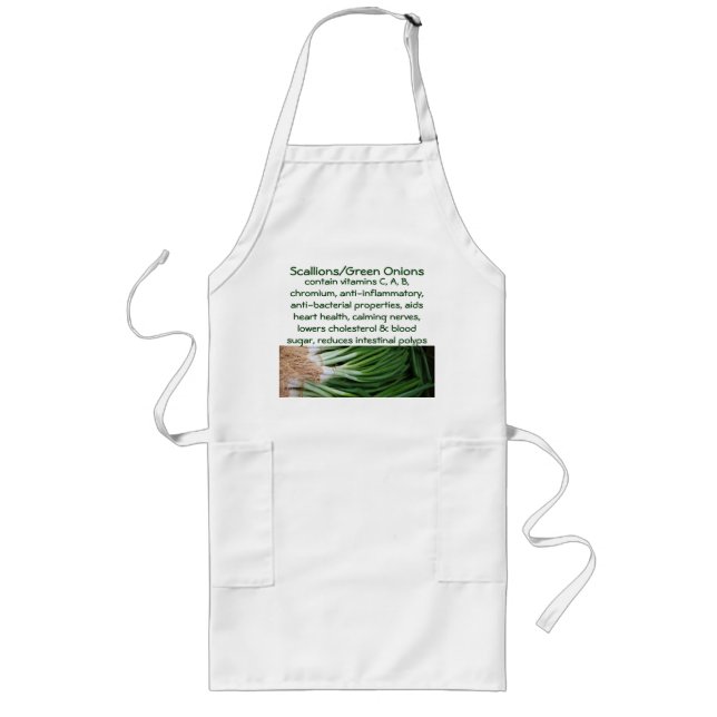 Scallions Green Onions Schürze (Vorne)