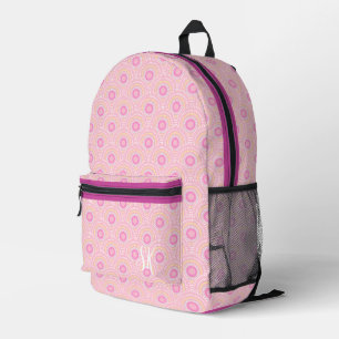 Scallop Japanisches Rosa Bedruckter Rucksack