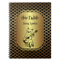 Scallop-Texte aus Schwarz und Gold