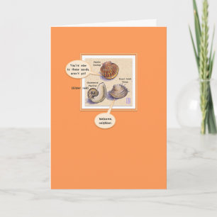 Scallop Trio New Neighbour Card Karte