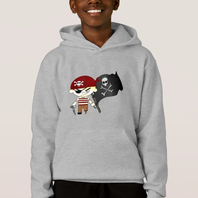 Scallywag Pirate for KIDS Hoodie (Vorderseite)