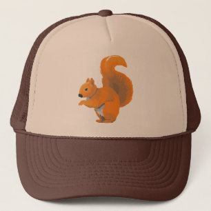 Scampering Eichhörnchen Truckerkappe