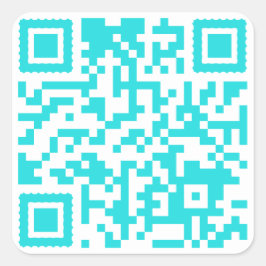 Scan & Discovery: QR-Code-Aufkleber Quadratischer Aufkleber