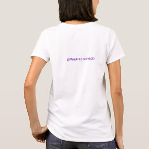 Scan & Lächeln - Aktivierter T - Shirt im Hochhebe
