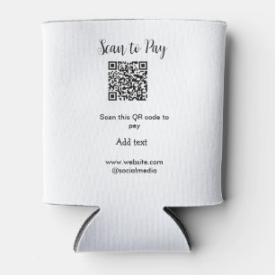 Scan-QR-Code bezahlen Fügen Sie E-Mail-Daten der W Dosenkühler