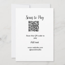 Scan-QR-Code bezahlen Fügen Sie E-Mail-Daten der W Feiertagskarte