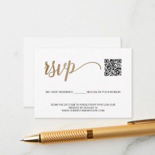 SCAN QR Code Einfach Gold UAWG mit reservierten Pl Begleitkarte