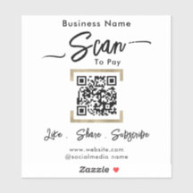 Scan to Pay QR Code Business