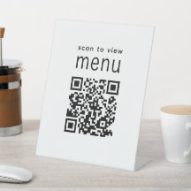 "Scan to View Menu QR Restaurant Modern"