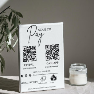 Scan zur Zahlung des QL-Zahlungszeichens für Unter Sockelschild