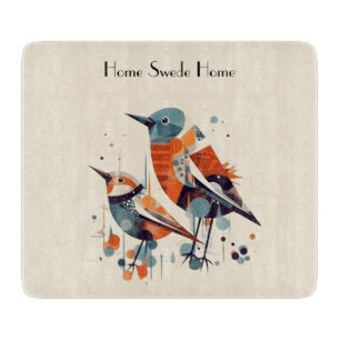 Scandi Aviary Duet, individuell Schneidebrett