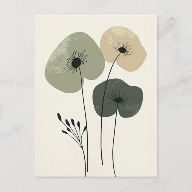 Scandi Bloom No.282 Postkarte (Vorderseite)