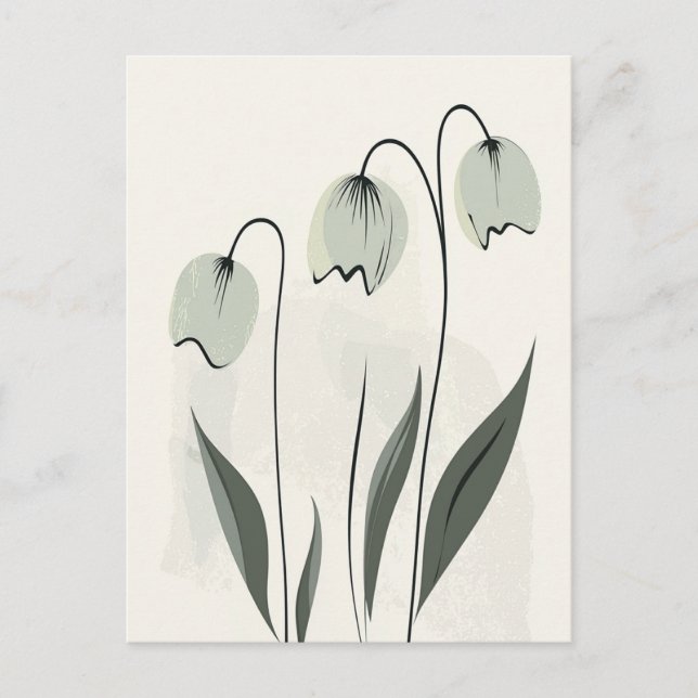 Scandi Bloom No.288 Postkarte (Vorderseite)