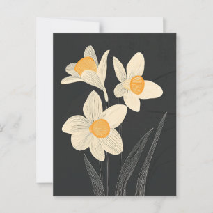 Scandi Bloom No.307 Postkarte
