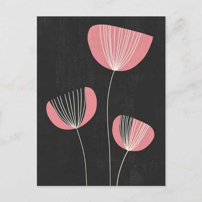 Scandi Bloom Nr. 318 Postkarte (Vorderseite)