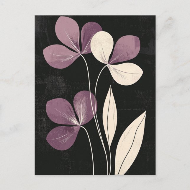 Scandi Bloom Nr. 323 Postkarte (Vorderseite)