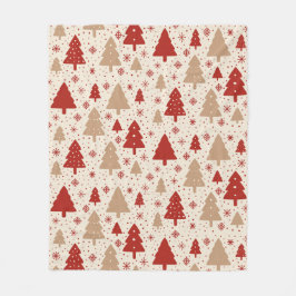 Scandi Christmas Forest Fleecedecke