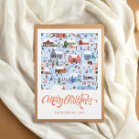 Scandi Christmas Village Non Foto Cosy Pastel Feiertagskarte<br><div class="desc">Erleben Sie den Zauber der Saison mit der Weihnachtskarte des Whimsical Christmas Village außerhalb des Fotos - eine charmante Verkörperung der nordischen Wärme und des gemütlichen Geistes des skandinavischen Hyges. Freuen Sie sich auf die Einfachheit und die Schlichtheit dieser Karte, die das Wesentliche eines Winterwunderlandes in sanften Pastellfarben, vorwiegend hellblau,...</div>