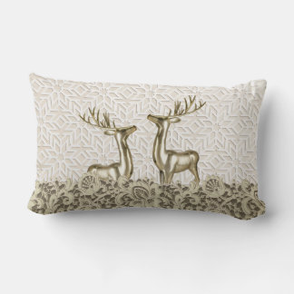 Scandi Deer Throw Pillow Lendenkissen