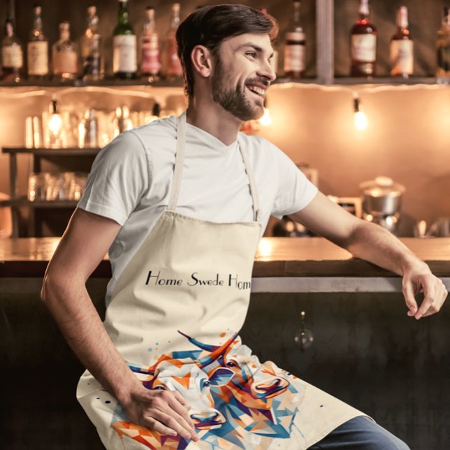 Scandi Farmhouse Rind, Brauch Schürze (Von Creator hochgeladen)