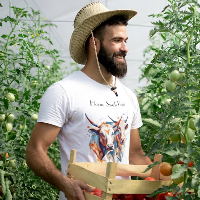 Scandi Farmhouse Rind, Brauch T-Shirt (Von Creator hochgeladen)