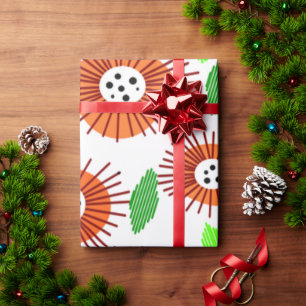 Scandi Flower Garden Geschenkpapier