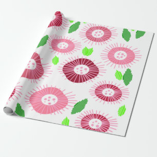 Scandi Flower Garden Geschenkpapier