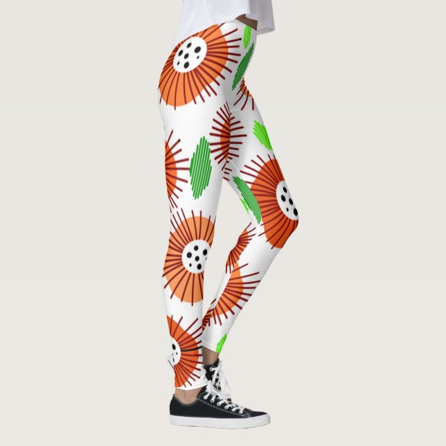 Scandi Flower Garden Leggings (Rechts)