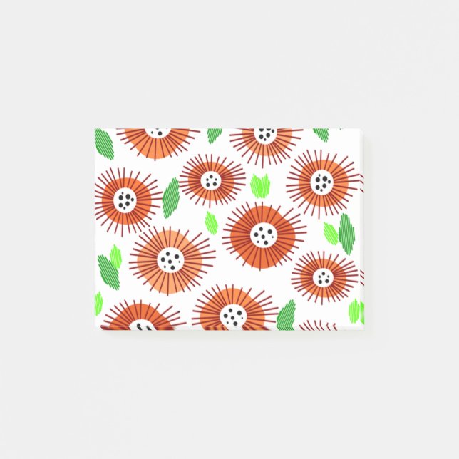 Scandi Flower Garden Post-it Klebezettel (Vorderseite)