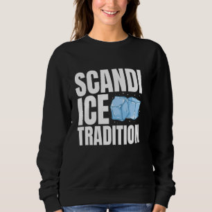 Scandi Ice Tradtion Eisbad Kälteeinbruch Sweatshirt