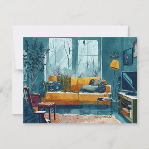 Scandi Style Whimsical Postkarte
