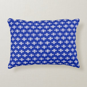 SCANDIA BLAU GESTRICKT Dekokissen