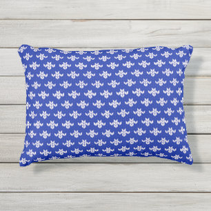 SCANDIA BLAU GESTRICKTES Outdoor-Kissen Kissen Für Draußen