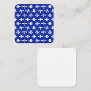 SCANDIA BLAUE STRICK 2,5" Square Flat Note Card Mitteilungskarte