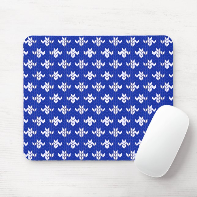 SCANDIA BLUE STRICK Mouse Pad Mousepad (Mit Mouse)