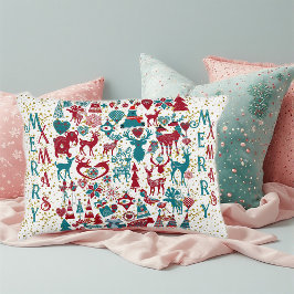 Scandia Frohe Weihnachtssymbole Skandinavien Dekokissen