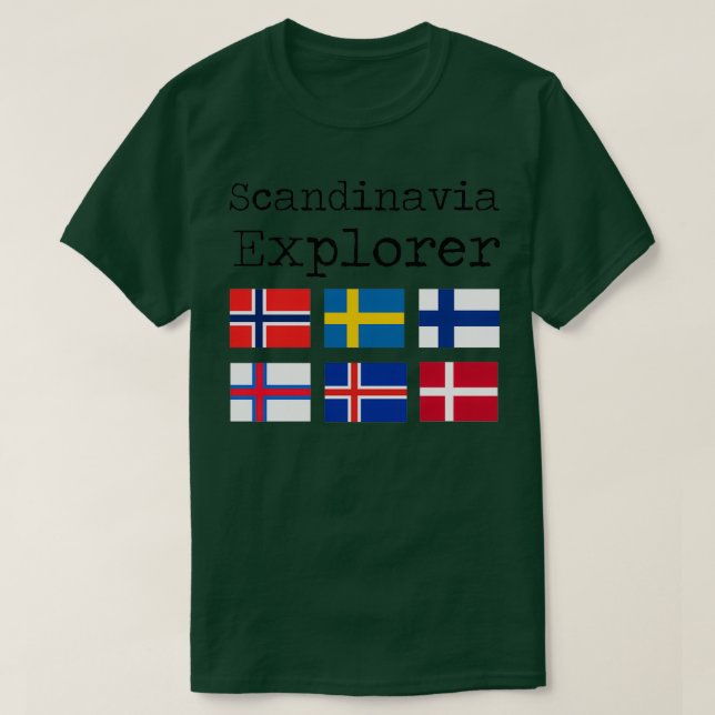 Scandinavia Explorer T-Shirt (Design vorne)