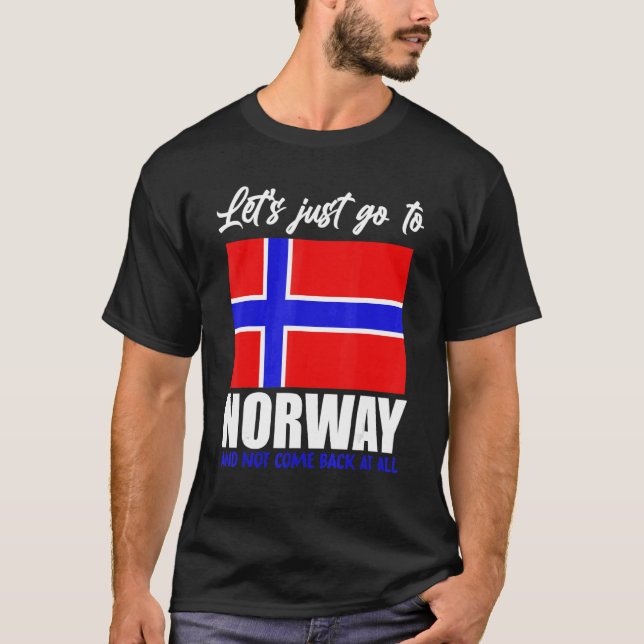 Scandinavia   Norwegian Flag Nordic Country Norway T-Shirt (Vorderseite)