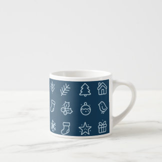 Scandinavian Christmas Icon Design  Espressotasse